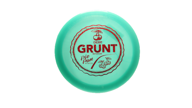 Pie Pan Discs Cherry Grunt (retooled) Fairway Driver Front View