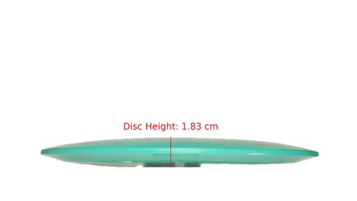 Pie Pan Discs Cherry Grunt (retooled) Fairway Driver Profile View