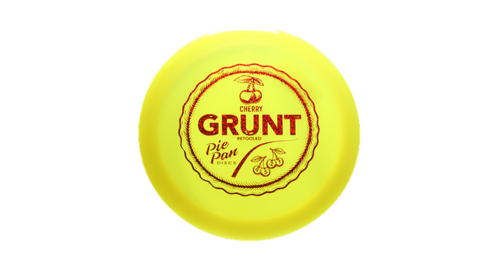 Pie Pan Discs Cherry Grunt (retooled) Fairway Driver Front View
