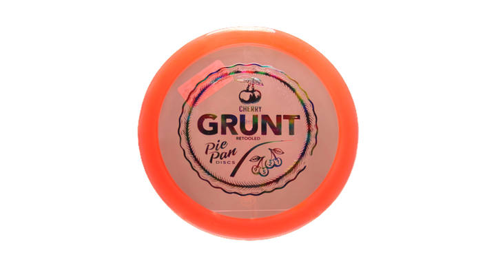 Pie Pan Discs Cherry Grunt (retooled) Fairway Driver Front View