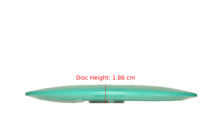 Pie Pan Discs Cherry Grunt (retooled) Fairway Driver Profile View