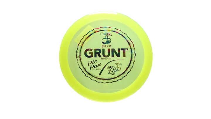 Pie Pan Discs Cherry Grunt (retooled) Fairway Driver Front View