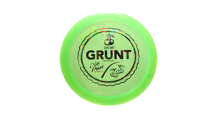 Pie Pan Discs Cherry Grunt (retooled) Fairway Driver Front View