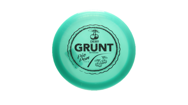 Pie Pan Discs Cherry Grunt (retooled) Fairway Driver Front View