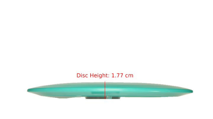 Pie Pan Discs Cherry Grunt (retooled) Fairway Driver Profile View