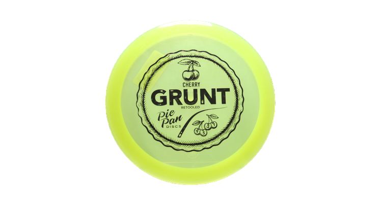Pie Pan Discs Cherry Grunt (retooled) Fairway Driver Front View