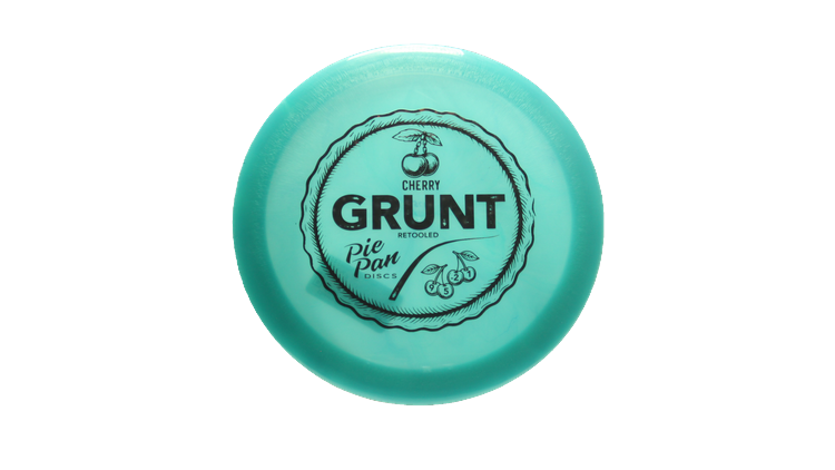 Pie Pan Discs Cherry Grunt (retooled) Fairway Driver Front View