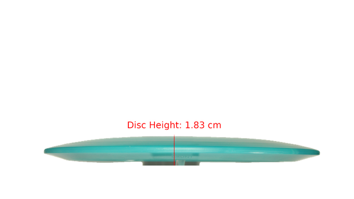 Pie Pan Discs Cherry Grunt (retooled) Fairway Driver Profile View