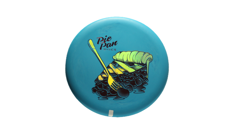 Pie Pan Discs Triple Pie Stamp Butter Line Bagger Putter Front View