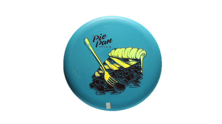 Pie Pan Discs Triple Pie Stamp Butter Line Bagger Putter Front View