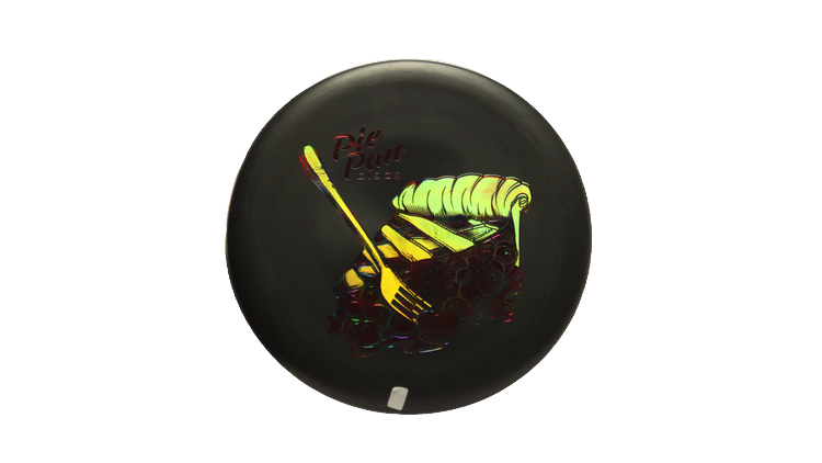 Pie Pan Discs Triple Pie Stamp Butter Line Bagger Putter Front View