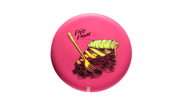Pie Pan Discs Triple Pie Stamp Butter Line Bagger Putter Front View