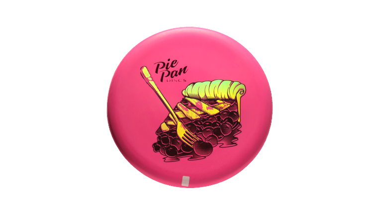 Pie Pan Discs Triple Pie Stamp Butter Line Bagger Putter Front View