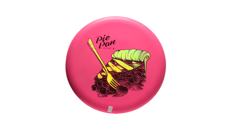 Pie Pan Discs Triple Pie Stamp Butter Line Bagger Putter Front View