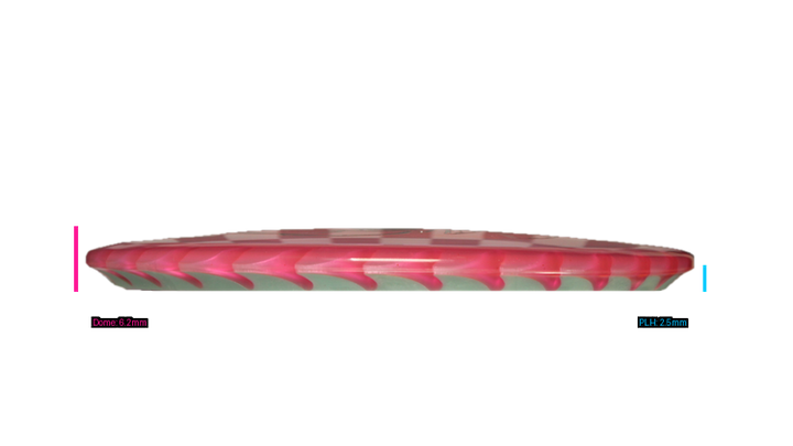 Discraft Fuzed Z Buzzz Midrange Profile View