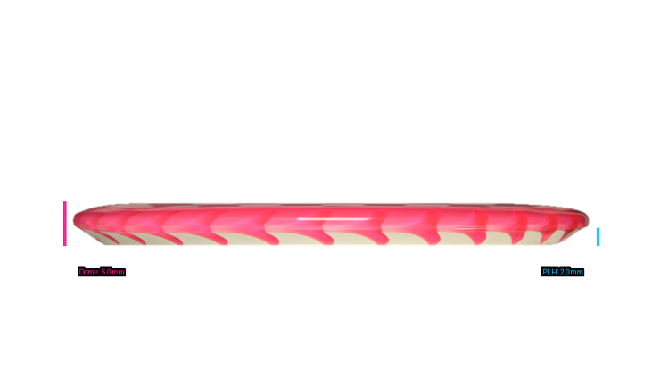 Discraft Fuzed Z Buzzz Midrange Profile View