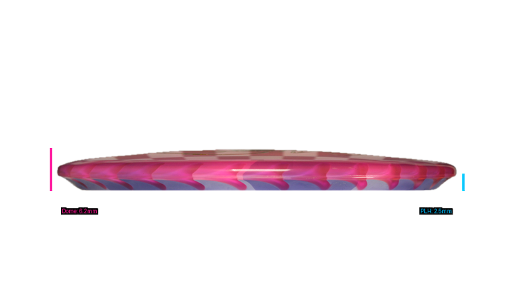 Discraft Fuzed Z Buzzz Midrange Profile View