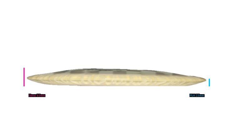 Discraft Fuzed Z Scorch Distance Driver Profile View