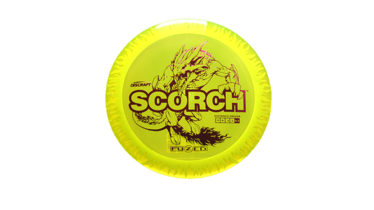 Discraft Fuzed Z Scorch Distance Driver Front View