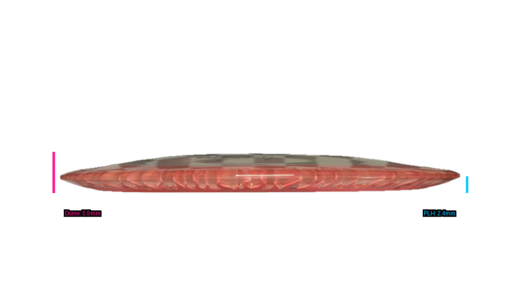 Discraft Fuzed Z Scorch Distance Driver Profile View