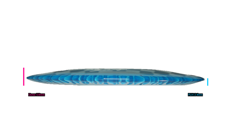 Discraft Fuzed Z Scorch Distance Driver Profile View