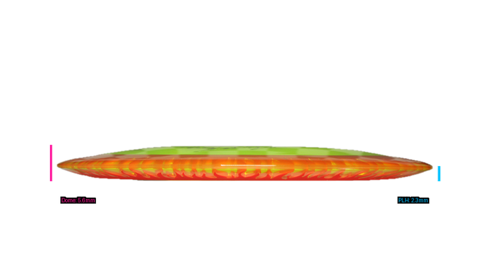 Discraft Fuzed Z Scorch Distance Driver Profile View