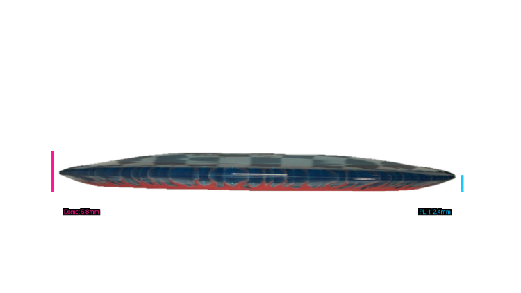 Discraft Fuzed Z Scorch Distance Driver Profile View