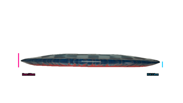 Discraft Fuzed Z Scorch Distance Driver Profile View