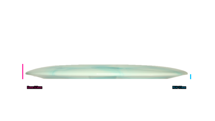 Discraft 2025  Paige Pierce & Paul McBeth Collab ESP Drive Distance Driver Profile View