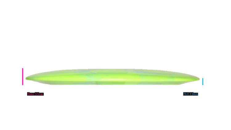 Discraft 2025  Paige Pierce & Paul McBeth Collab ESP Drive Distance Driver Profile View