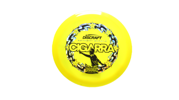 Discraft 2025 USDGC Anthony Barela Z Swirl Cigarra Fairway Driver Front View