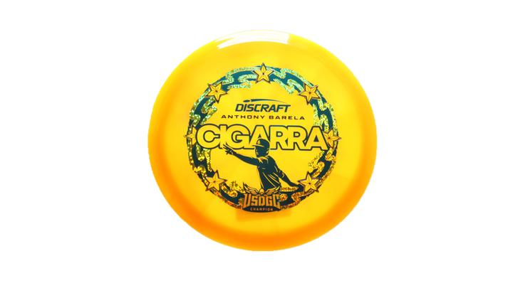 Discraft 2025 USDGC Anthony Barela Z Swirl Cigarra Fairway Driver Front View