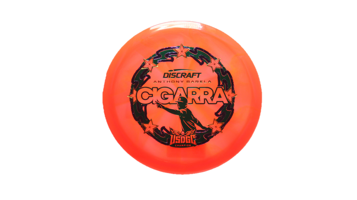 Discraft 2025 USDGC Anthony Barela Z Swirl Cigarra Fairway Driver Front View
