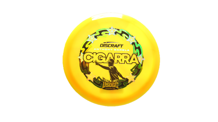 Discraft 2025 USDGC Anthony Barela Z Swirl Cigarra Fairway Driver Front View