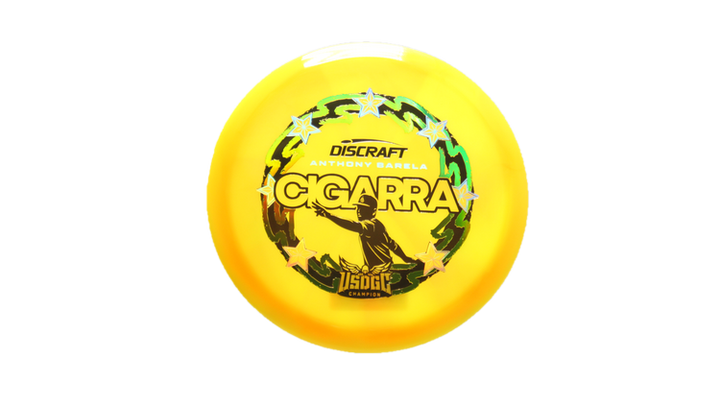 Discraft 2025 USDGC Anthony Barela Z Swirl Cigarra Fairway Driver Front View