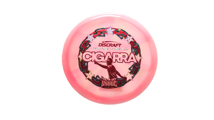 Discraft 2025 USDGC Anthony Barela Z Swirl Cigarra Fairway Driver Front View