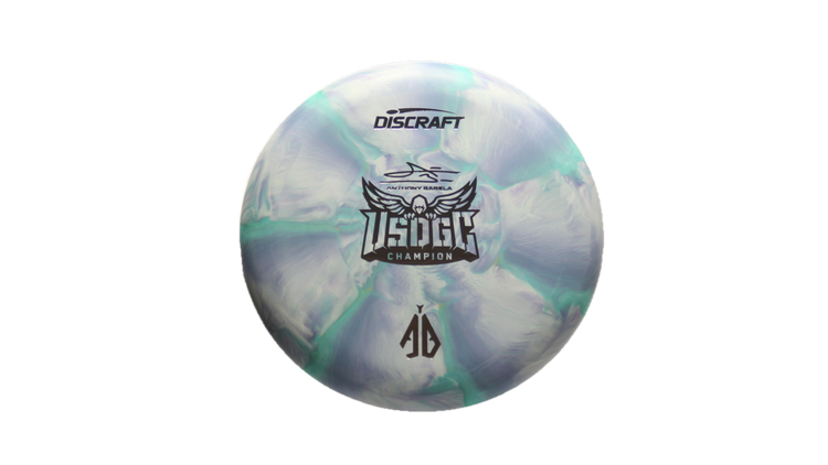 Discraft 2025 USDGC Anthony Barela CT Swirl Focus Putter Front View