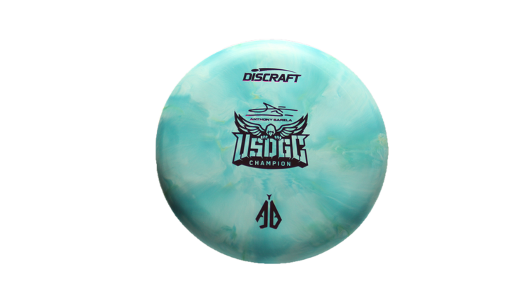 Discraft 2025 USDGC Anthony Barela CT Swirl Focus Putter Front View