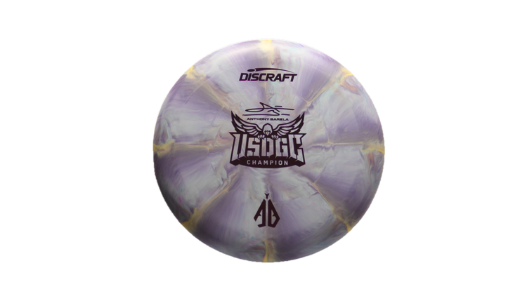 Discraft 2025 USDGC Anthony Barela CT Swirl Focus Putter Front View