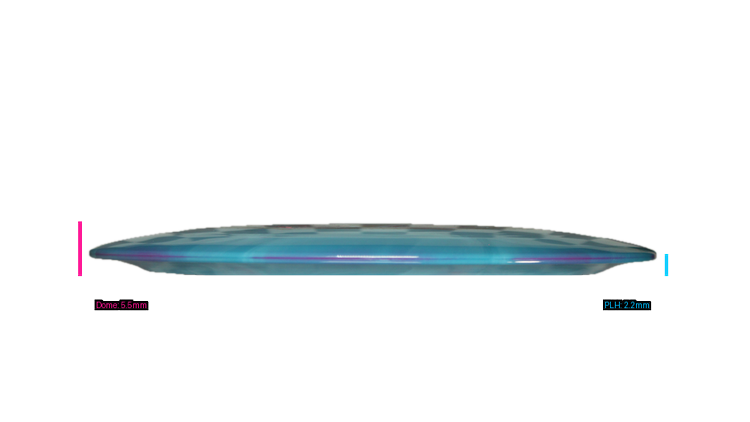 Discraft 2025 USDGC Anthony Barela Swirly ESP Venom Distance Driver Profile View