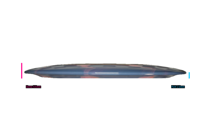 Discraft 2025 USDGC Anthony Barela Swirly ESP Venom Distance Driver Profile View