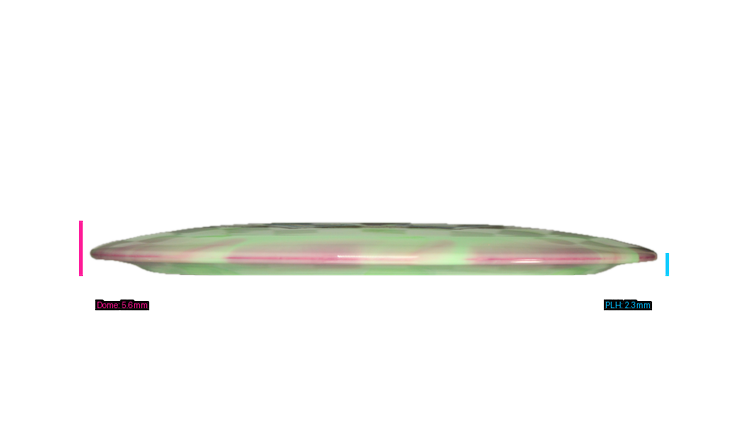 Discraft 2025 USDGC Anthony Barela Swirly ESP Venom Distance Driver Profile View