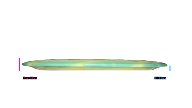 Discraft 2025 USDGC Anthony Barela Swirly ESP Venom Distance Driver Profile View