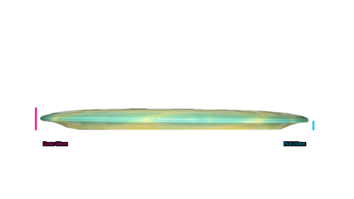 Discraft 2025 USDGC Anthony Barela Swirly ESP Venom Distance Driver Profile View