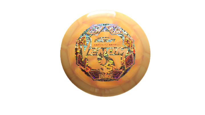 Discraft 2025 USDGC Anthony Barela Swirly ESP Venom Distance Driver Front View