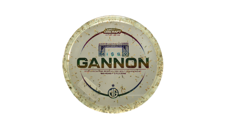 Discraft 2025 Missy Gannon Throw Pink Money Z FLX Zone Putter Front View