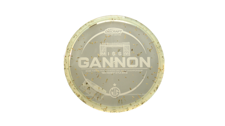 Discraft 2025 Missy Gannon Throw Pink Money Z FLX Zone Putter Front View