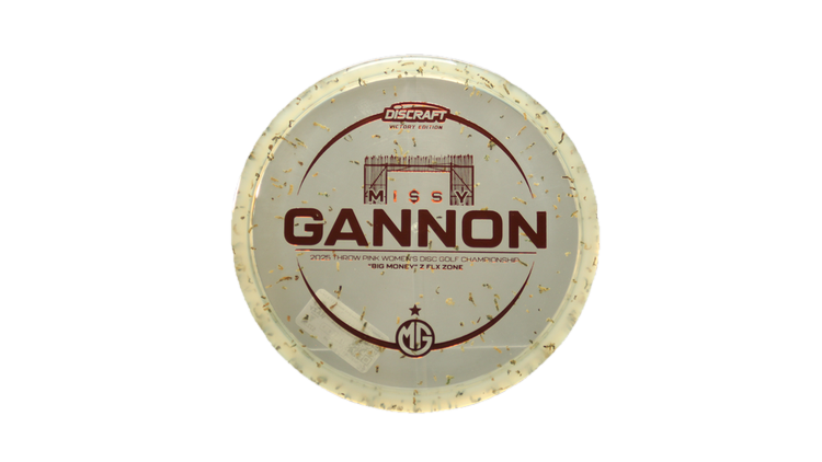 Discraft 2025 Missy Gannon Throw Pink Money Z FLX Zone Putter Front View