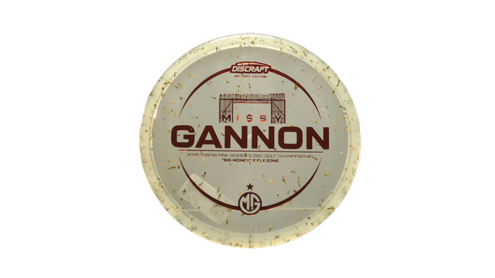 Discraft 2025 Missy Gannon Throw Pink Money Z FLX Zone Putter Front View