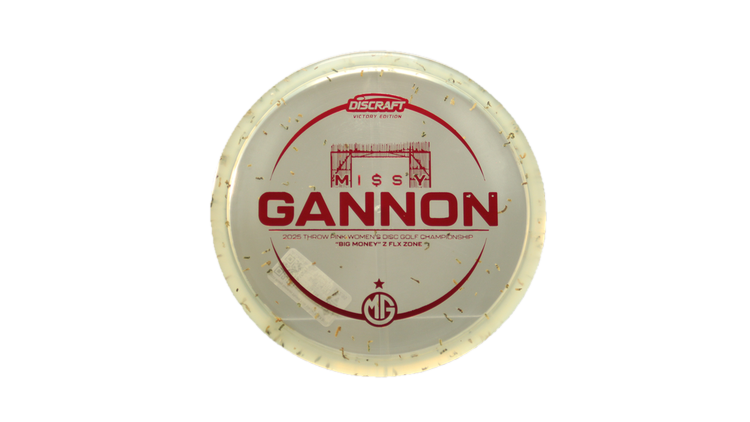 Discraft 2025 Missy Gannon Throw Pink Money Z FLX Zone Putter Front View